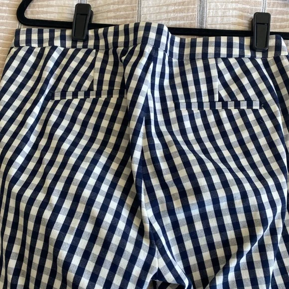 J. Crew Martie Gingham Pant. Size 4 - Picture 3 of 6